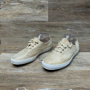 Keds Metallic Gold Sneakers Women's Size 8.5